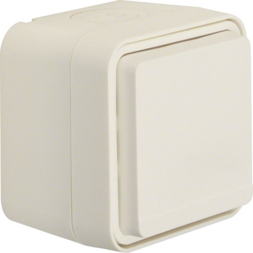 Розетка з з/к з зах.контактів IP55, пол.біла, 16А/250В W.1 Berker 47633502
