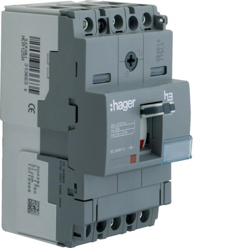 Роз'єднувач x160, In=160А, 3п Hager HCA160H