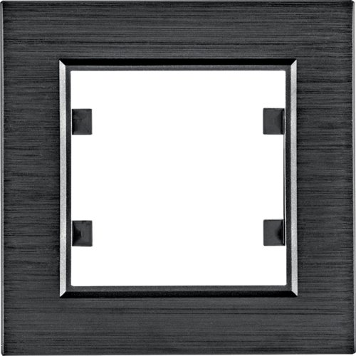 Рамка 1Х, Lumina-Passion, чорний алюміній Рамка 1Х, Lumina-Passion, чорний алюміній