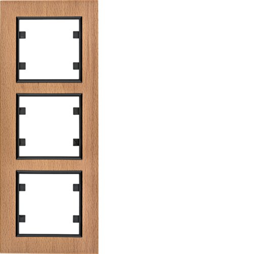 Рамка 3Х вертикальна, Lumina-Passion, дерево світле Рамка 3Х вертикальна, Lumina-Passion, дерево світле