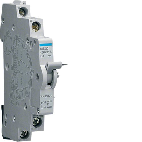 Додатковий контакт для автоматичних вимикачів In=6 А, 1НЗ+1НВ, 0,5М   MZ201