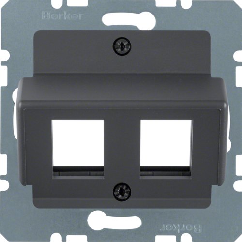 Накладка для модулей Modular Jacks Krone, антрацит S.1 14641606