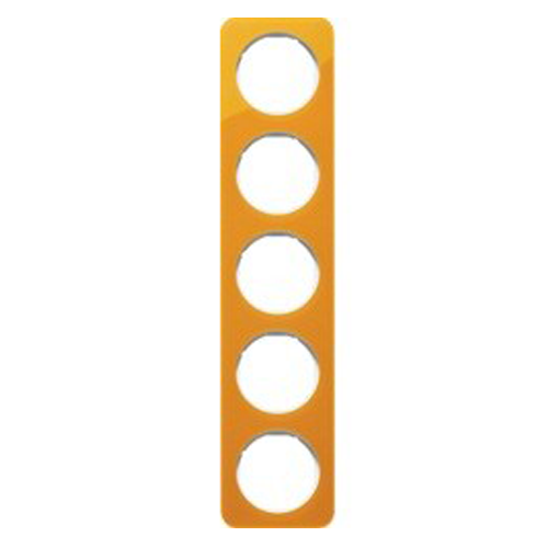 Рамка 5Х оранжевий прозорий/пол.білизна, акрил, R.1 10152339