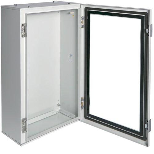 Шкаф металлический ORION Plus, IP65, прозрачные двери, 650X400X200мм FL167A