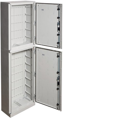 Шкаф с полиэстера двухсекционный ORION Plus,IP65,непроз.Двери,2050X600X300мм:верх=850мм,низ=1150мм FL348B