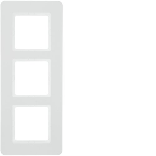 Рамка 3Х пластикова полярна білизна, Q.7 Berker 10136189
