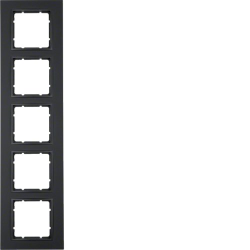 Рамка 5Х пластиковая цвету антрацит B.7