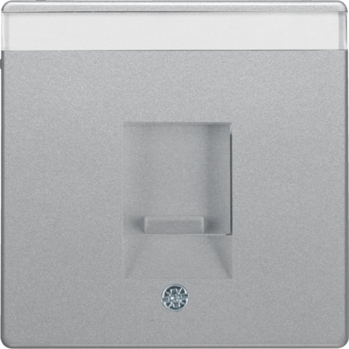 Накладка для суппортов под модуль RJ12/RJ45, алюминий, Q.х