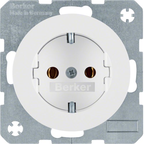 Розетка з з/к, гвинтові клеми, 16А/250В, полярна білизна, R.x Berker 41432089