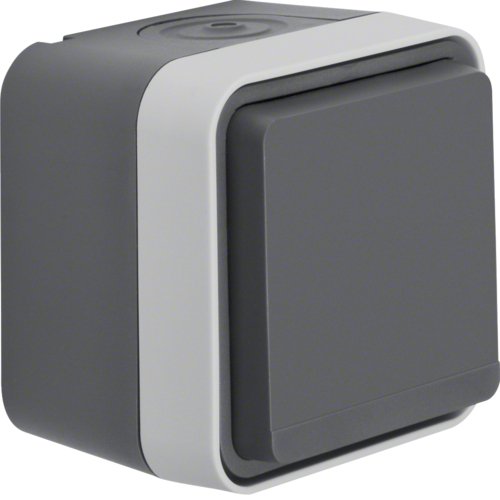 Розетка з з/к IP55, сіра, 16А/250В W.1 Berker 47403515