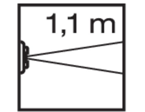 Датчик руху "Комфорт", 1.1м, пол.білизна, R.1/R.3