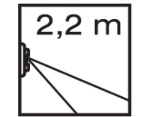 Датчик руху 2.2м Q.х пол.білизна