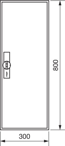 Щит Univers IP44/II 800x300x161мм порожній