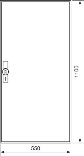 Щит Univers IP44/II 1100x550x161мм порожній