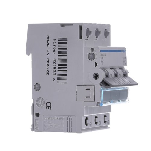 Автоматический выключатель 3P, In=6A, «C», 6kA, 3м., QC MCS306