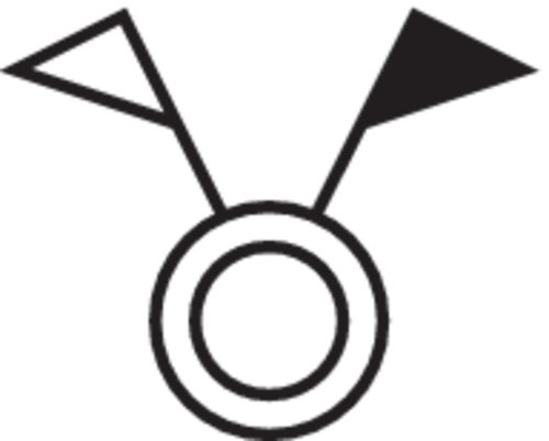 Кнопка 2-клавішна 1НВ+1НЗ (механізм), роздільні вхідні клеми, 10А/250В